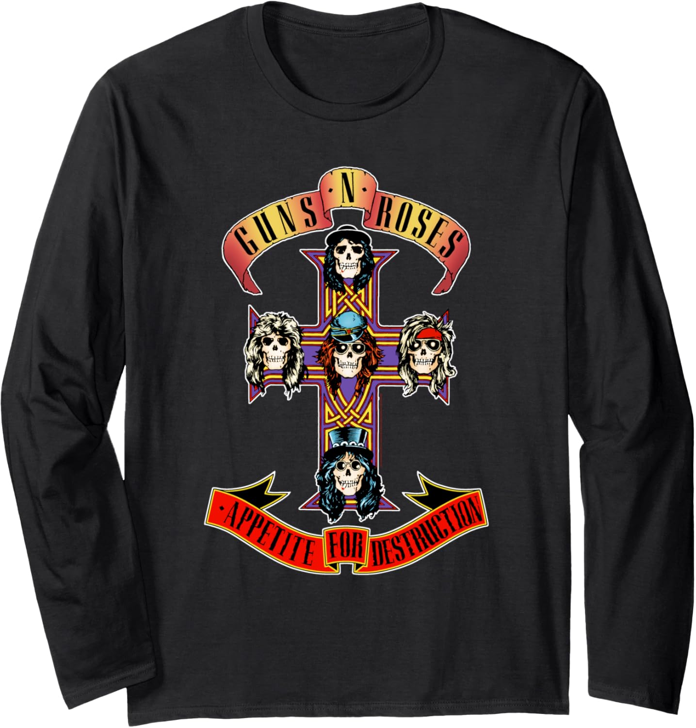 Guns N Roses Official Cross Long Sleeve
