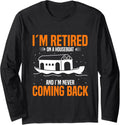 Houseboating Owner Boat Lover Decor Houseboat Captain Long
