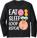 Crochet Lover Funny Yarn Hook Crocheting Long Sleeve