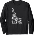 State Of Idaho Made Up Of Guns 2Nd Amendment T Shirt Long