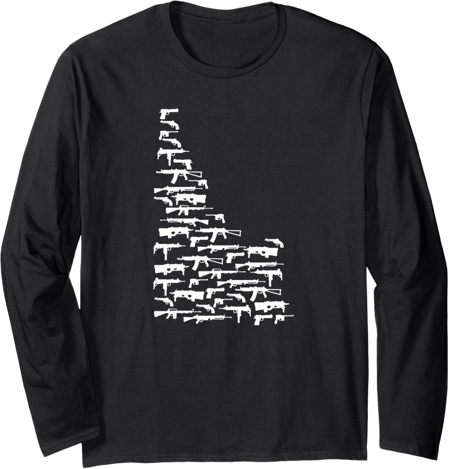 State Of Idaho Made Up Of Guns 2Nd Amendment T Shirt Long