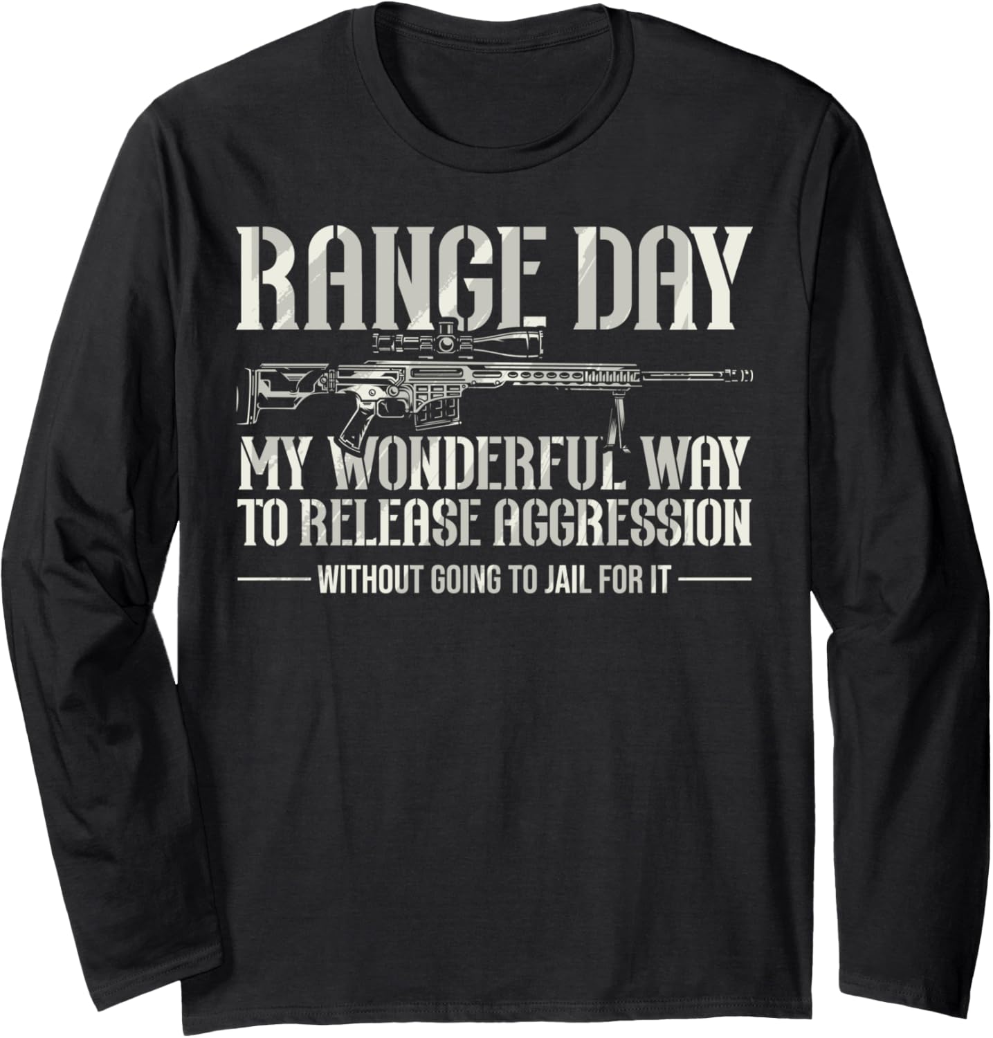 Long Range Shooting Day Sniper Range Gun Shooter Long Sleeve