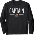 Captain Boat Lovers Or First Mate Long Sleeve