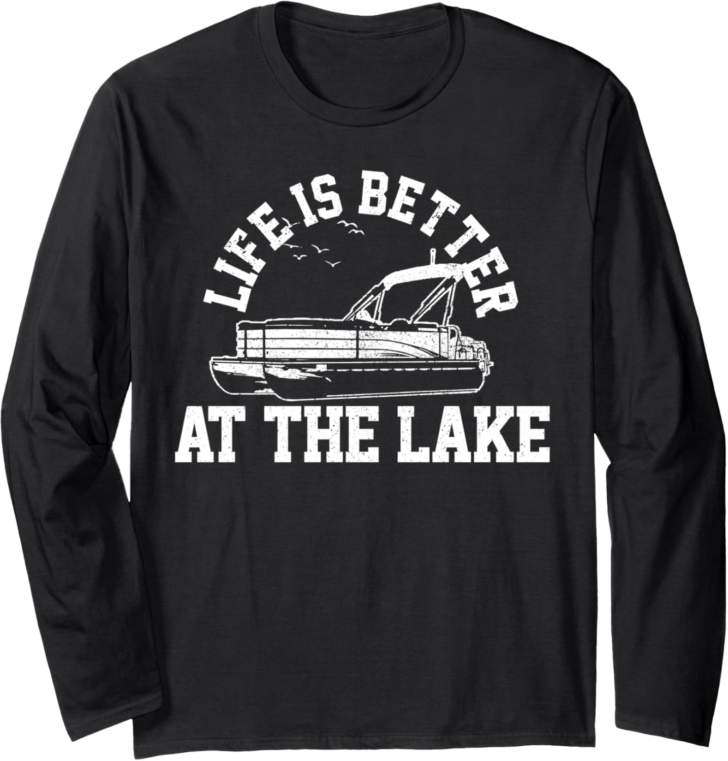 Pontoon Captain Boat Life Is Better At Lake