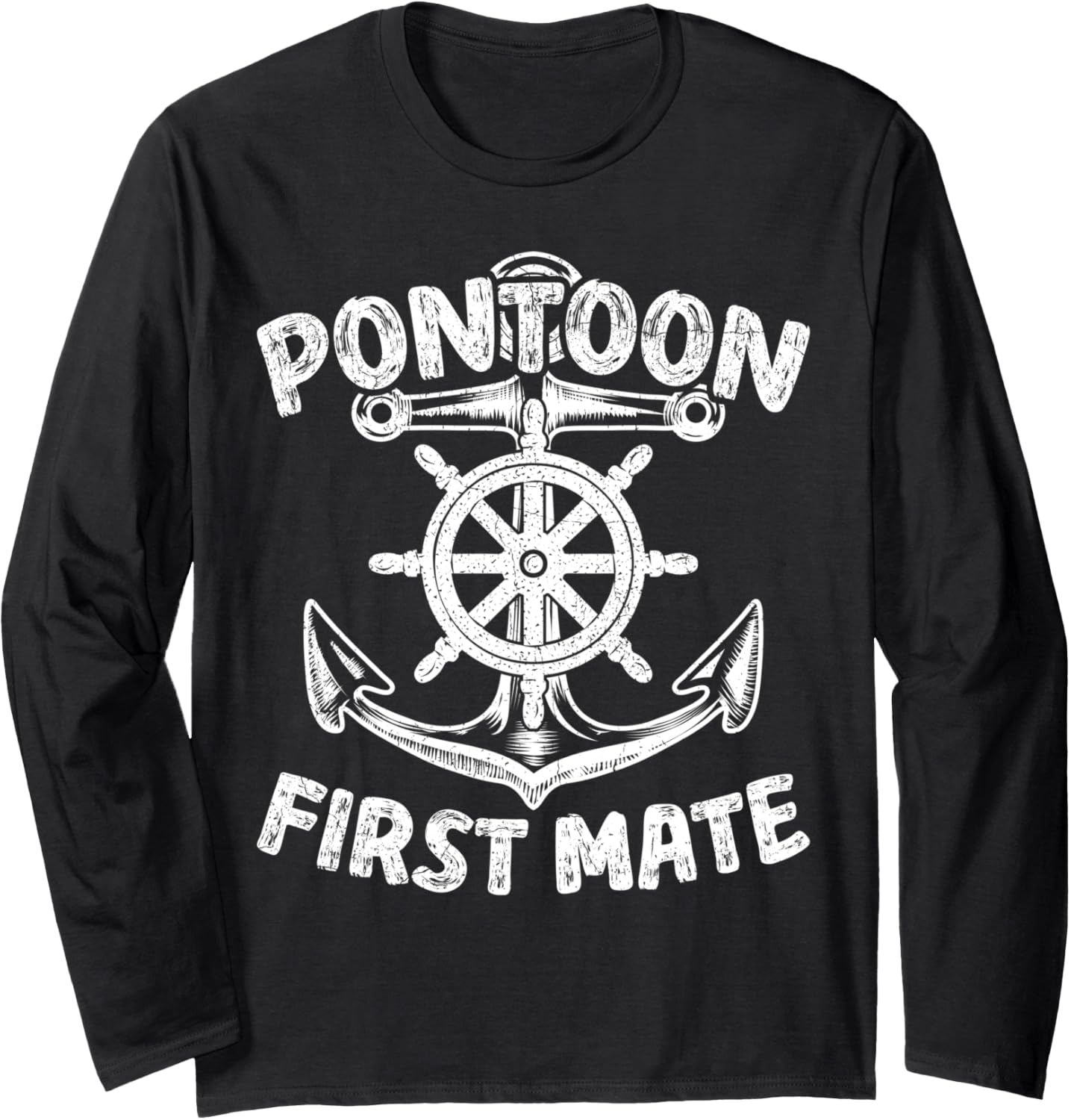 Retro Pontoon First Mate Boat Anchor Wheel Boating