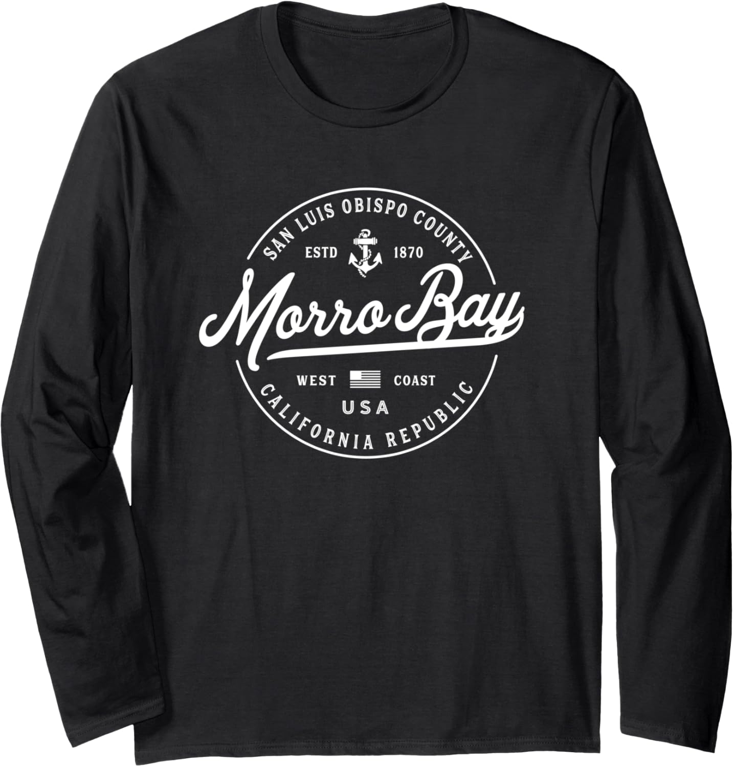 Nautical Anchor Morro Bay California Travel Vacation Long