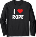 I Love Rope Cowboy Rodeo Horse Equestrian Sail