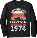 Legendary Captain Born 1974 50Th Birthday Gifts Boating