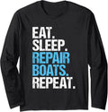 Eat Sleep Boat Mechanic Long Sleeve