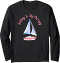 Sailing Is My Therapy Womens Sailing Boating Sailboat