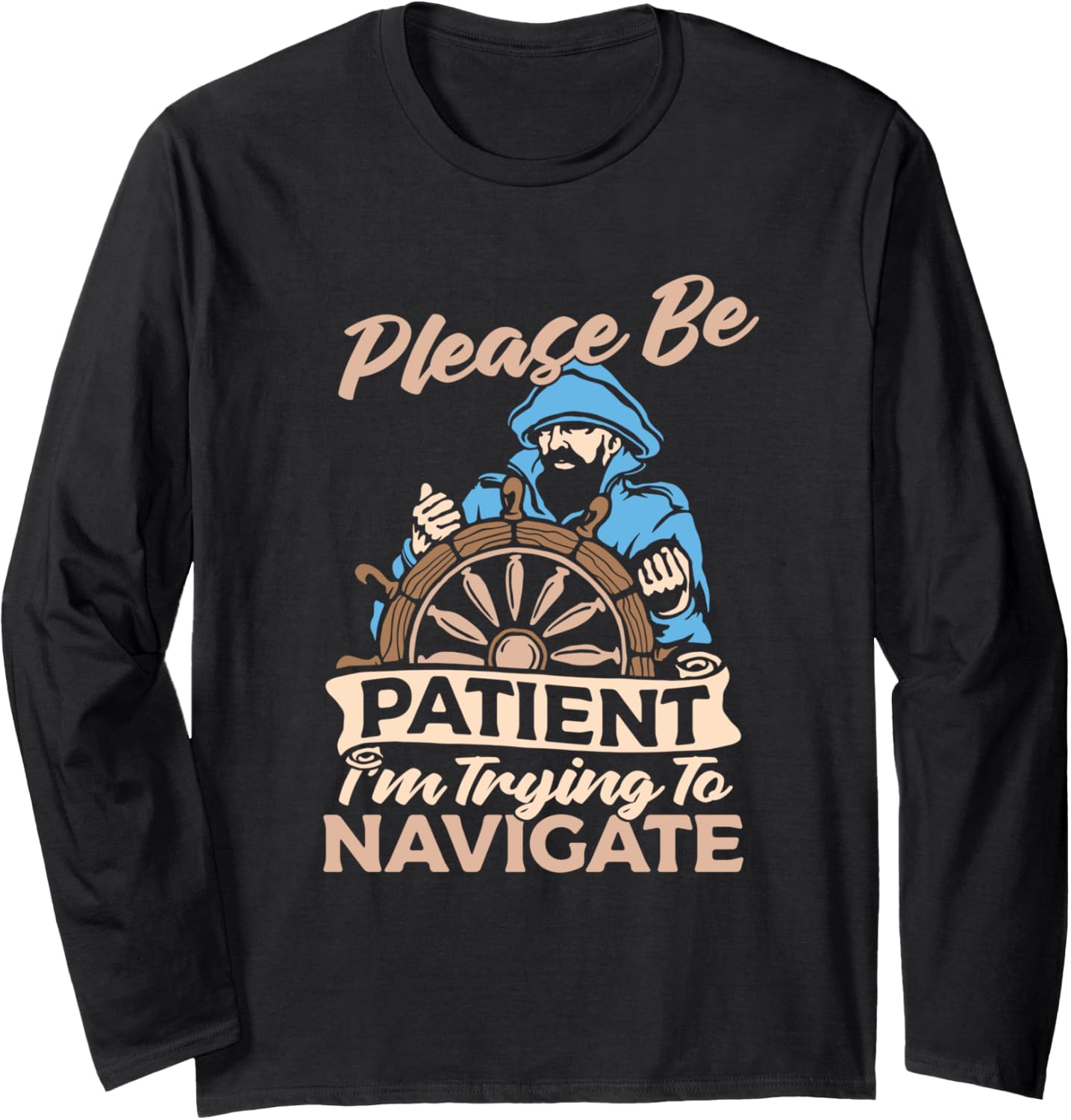 Sailing Sailor Sailboat Boat Captain Navigation Long Sleeve