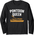 Pontoon Queen Captain Lake Sailor Fishing Boating Long
