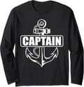Captain Retro Style Boating Boat Anchor Captain Long