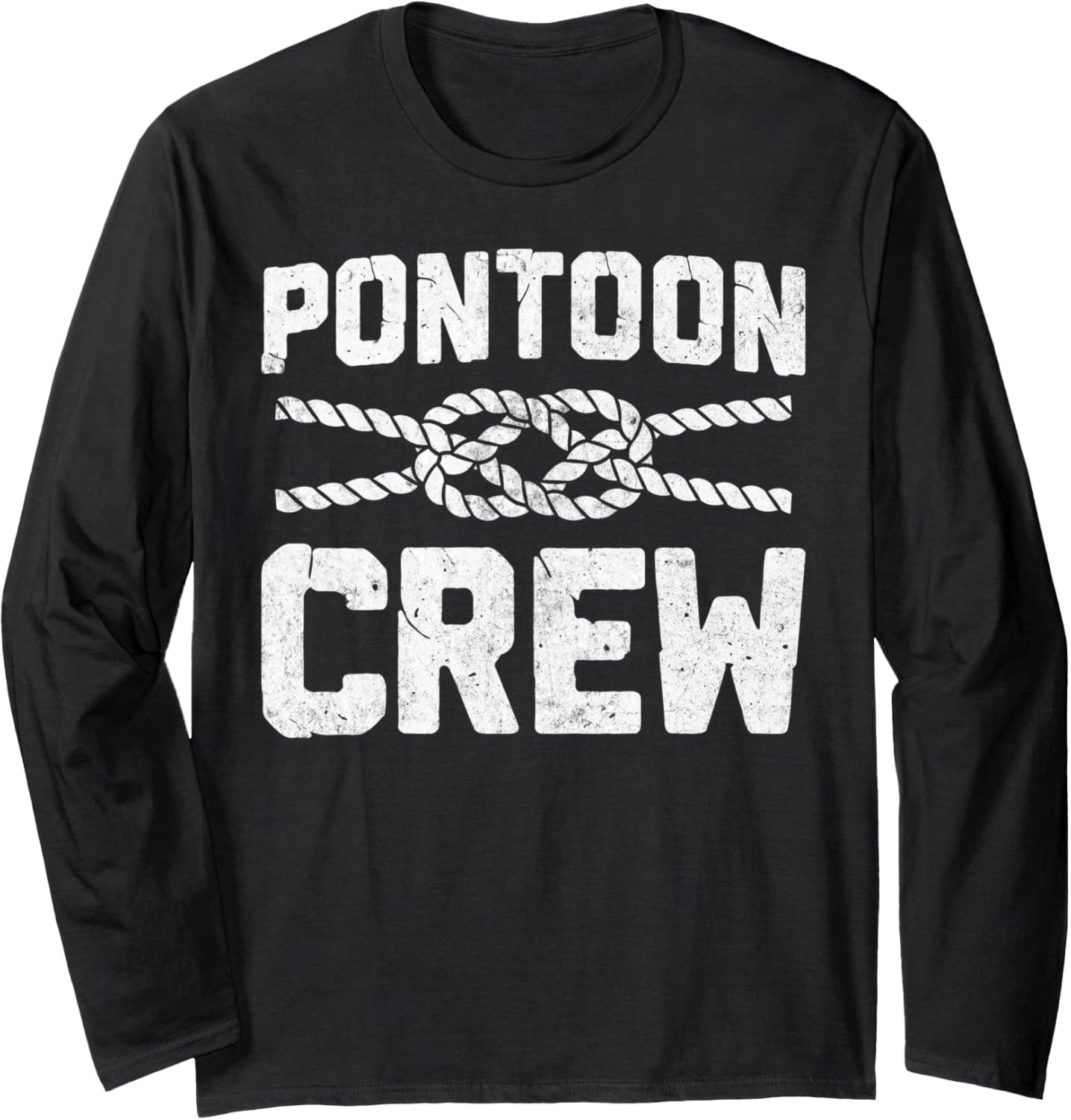 Pontoon Crew Funny Pontoon Boat Boating Captain Men