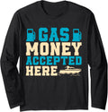 Funny Gasoline Boat Motorboat Captain Long Sleeve