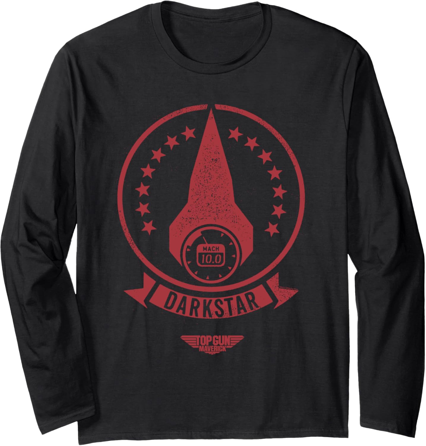 Top Gun Darkstar Logo Long Sleeve