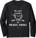 Cat Lovers for Michael Soroka Atlanta MLBPA Long Sleeve