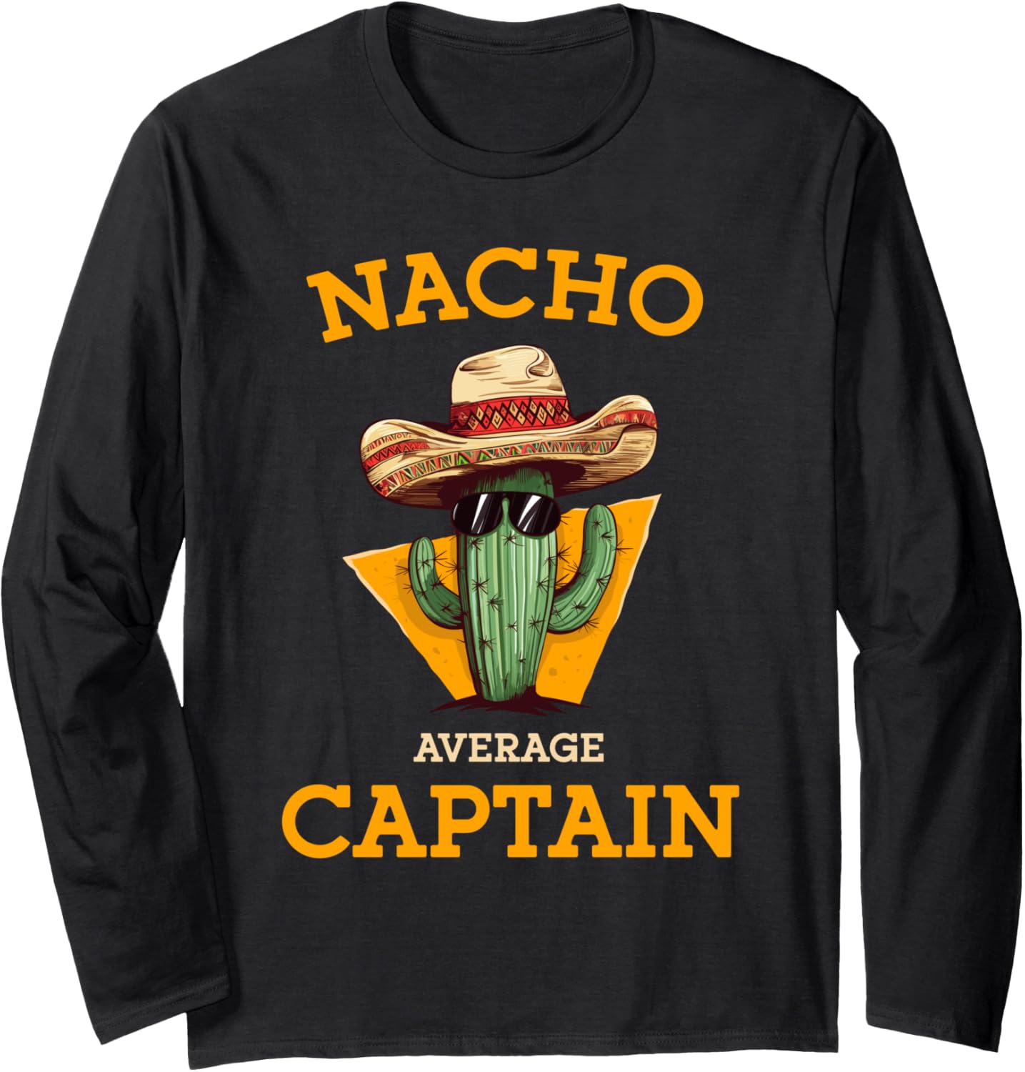 Nacho Average Captain Funny Mexican Boat Captain Ship