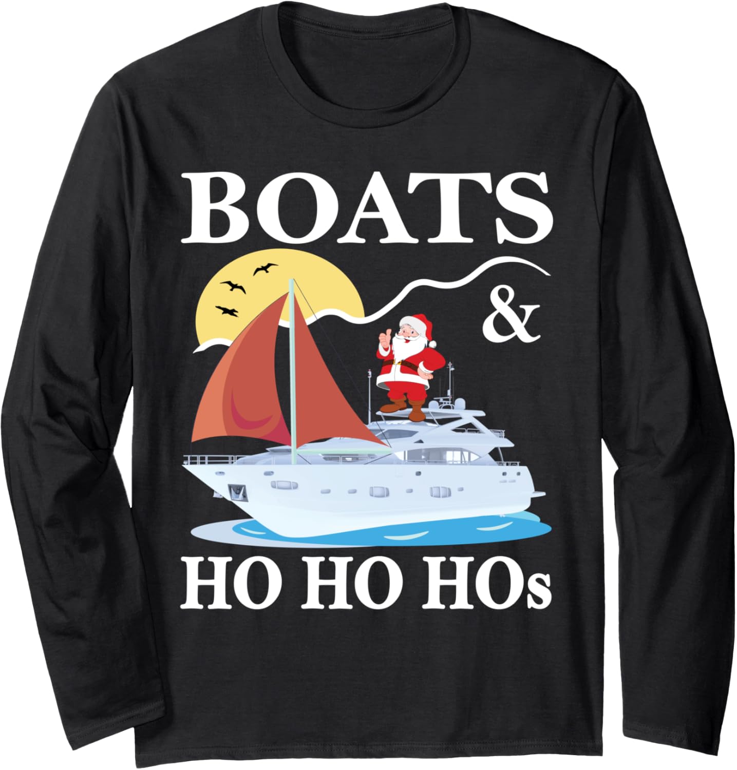 Boats Ho Hos Christmas Pajama Funny Humor