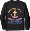 Retro Boating Men Women Docking Boat Captain Boater