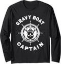 Gravy Boat Captain Funny Thanksgiving Long Sleeve