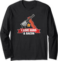 I Love Guns Bacon Long Sleeve