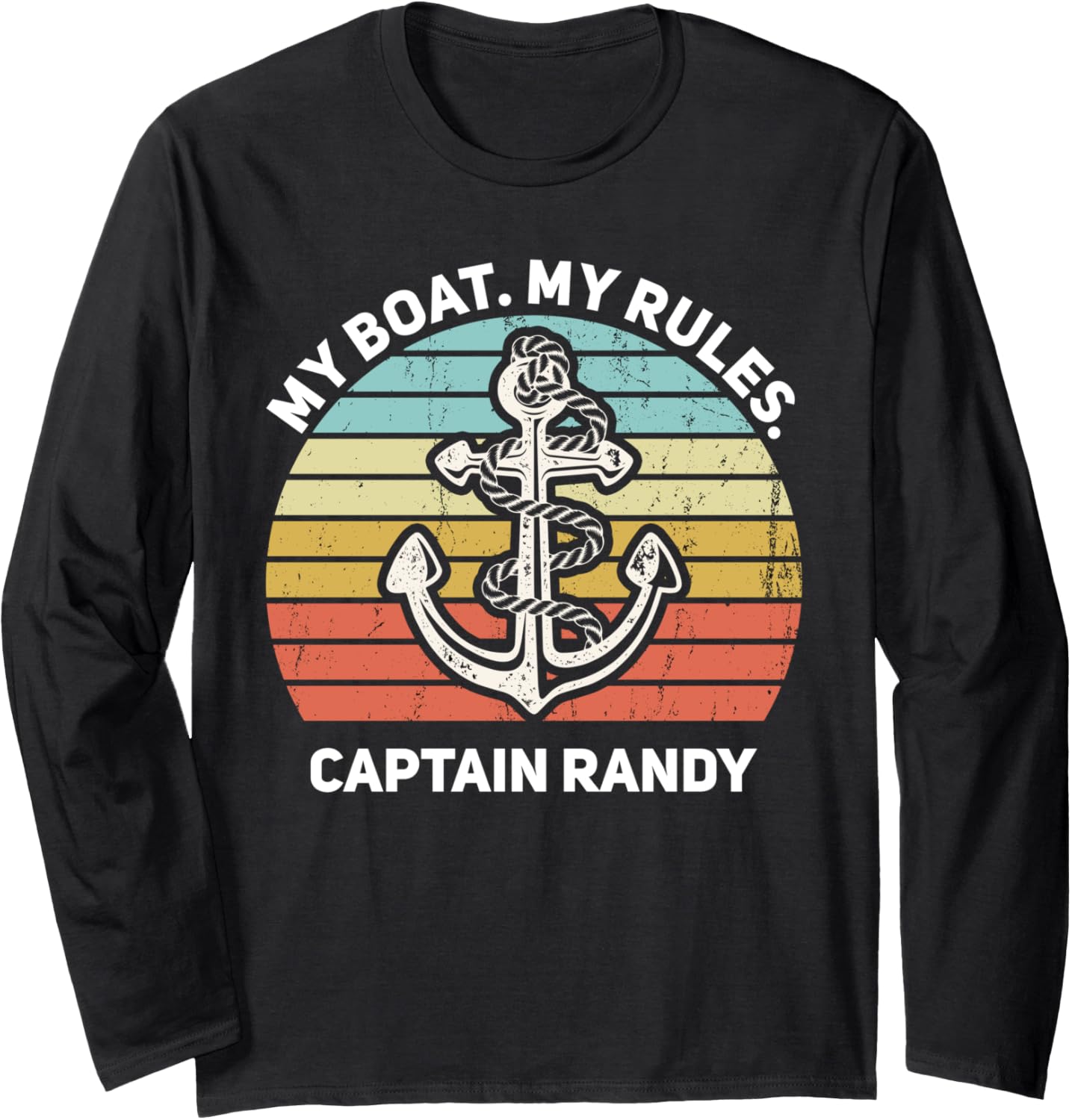 My Boat My Rules Captain Randy Personalized Boat