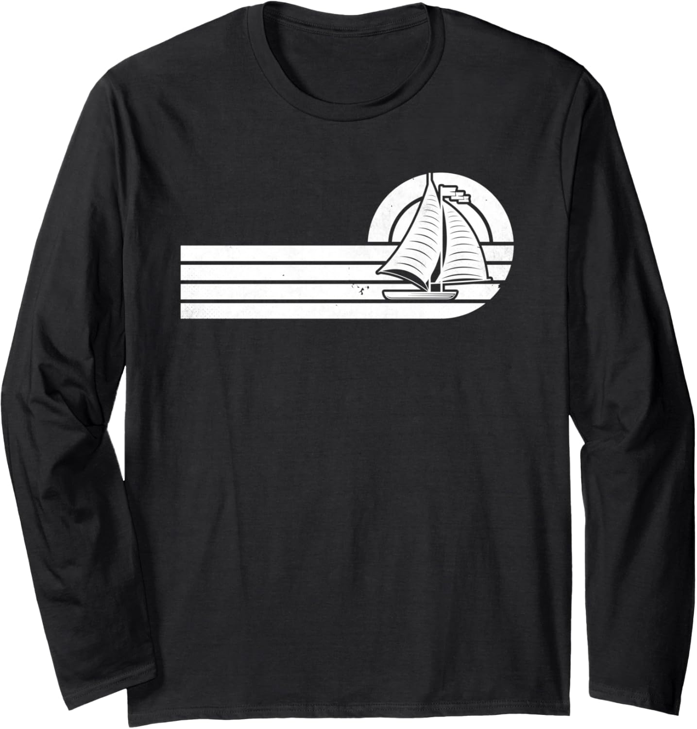 Sailing Sailor Captain Sailboat Boat American Flag Long