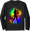 Paintball Woman Paint Shooting Paintballer Air Gun Long Sleeve