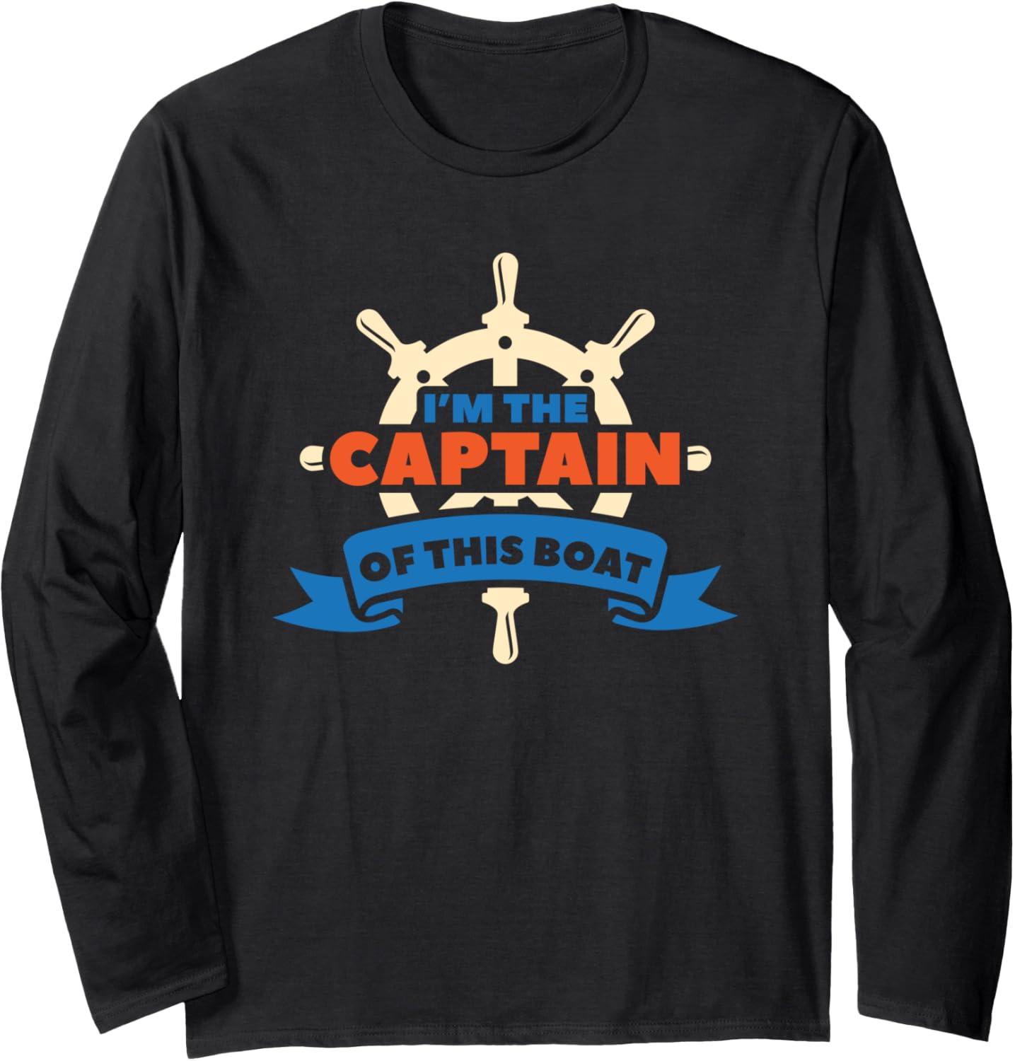 I M Captain Of Boat Funny Mens Sailor