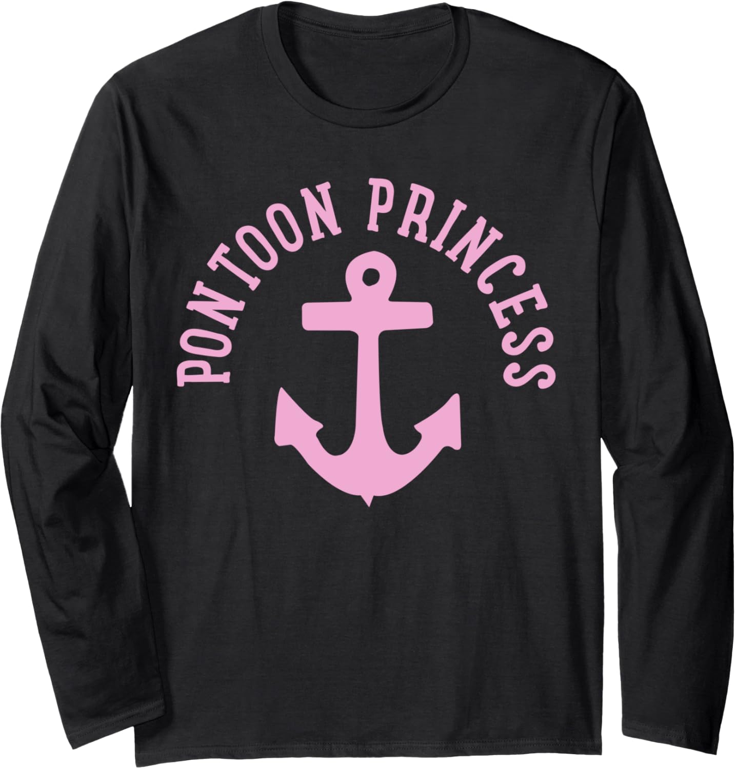 Pontoon Boat Captain Boating Long Sleeve