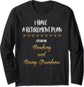 Beaders Retirement Plan for Grandma jewelry maker Long Sleeve