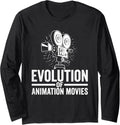 Evolution of Animation Filmmaker Long Sleeve