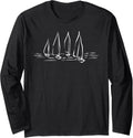 Sailboats Nautical Design Boating Boats Outdoorsman Long Sleeve