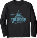 River Is Calling Kayak Paddleboat Long Sleeve