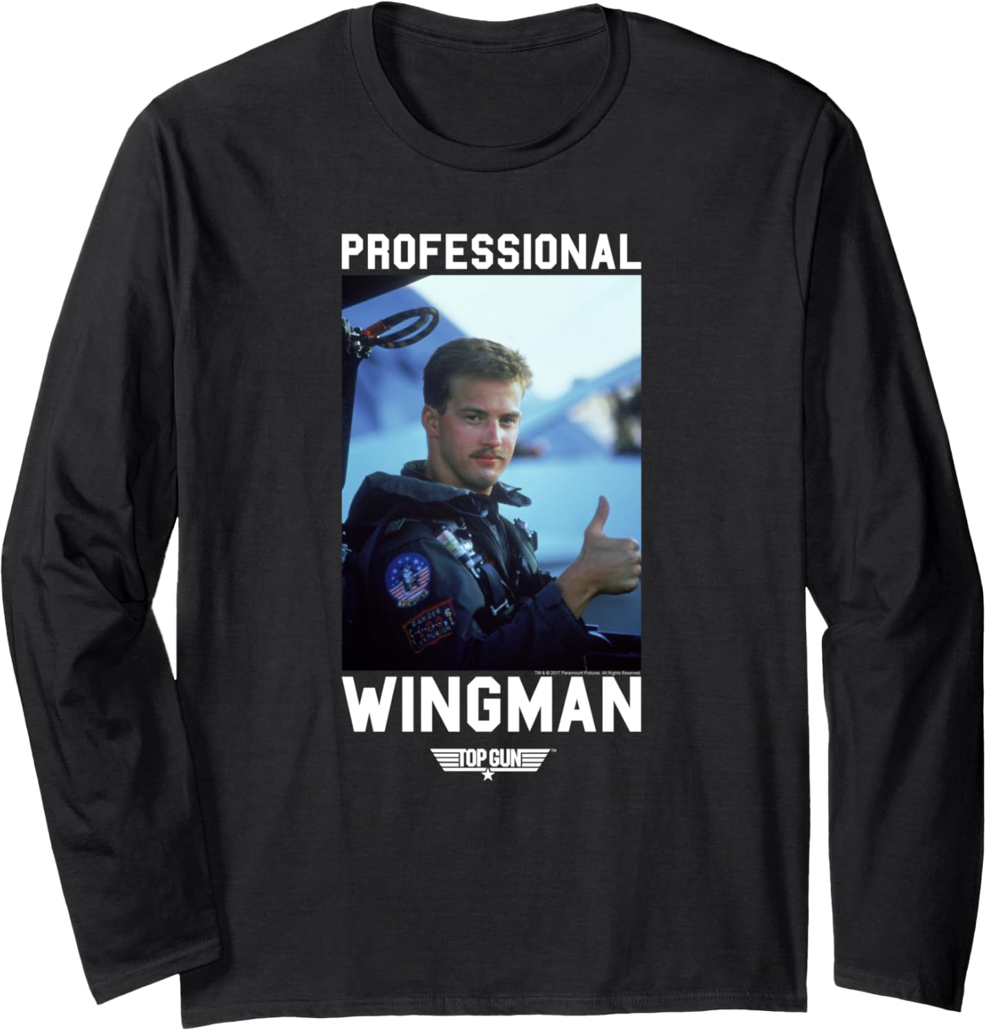 Top Gun Professional Wingman Goose Photo Action Movie Long Sleeve