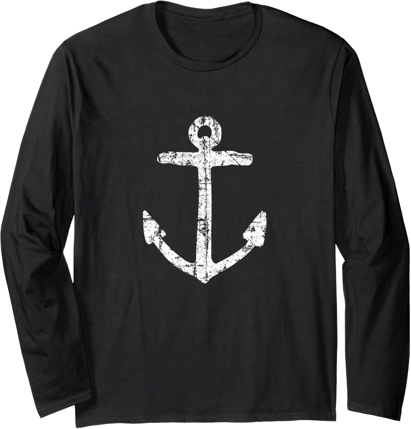 Anchor Antique White Boat Sail Anchor Long Sleeve