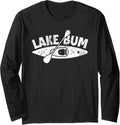 Lake Bum Distressed Lake Life Camping Boating Summer