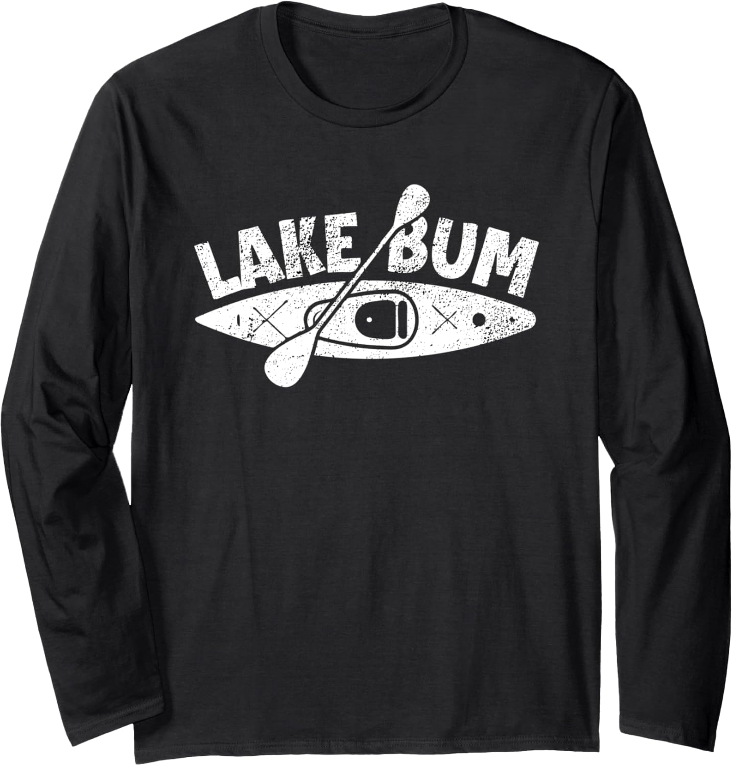Lake Bum Distressed Lake Life Camping Boating Summer