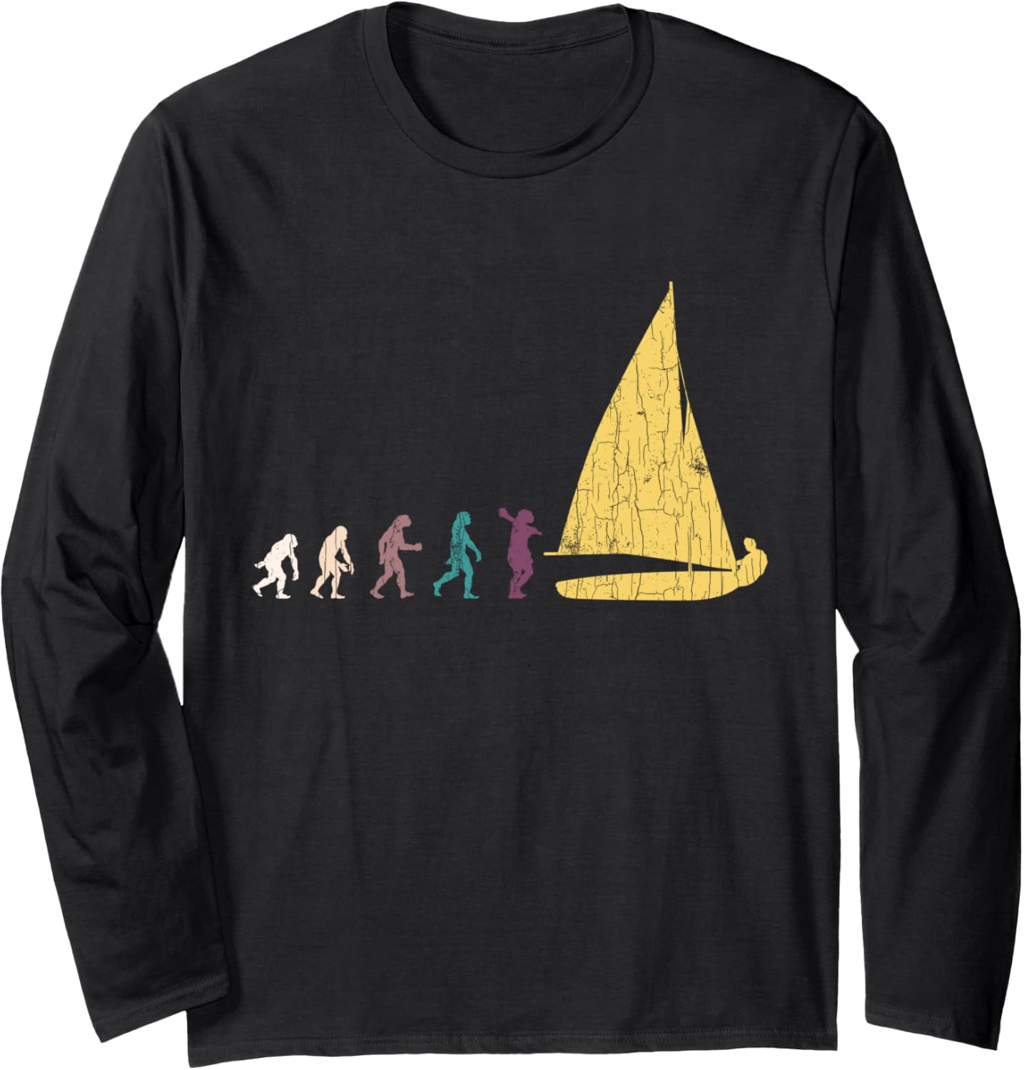 Sailing Evolution Boat Captain Sea Sailor Sailboat Long