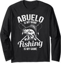 Abuelo Is My Name Funny Fishing Boating Long