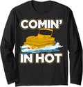 Comin In Hot Pontoon Boat Men S Retro