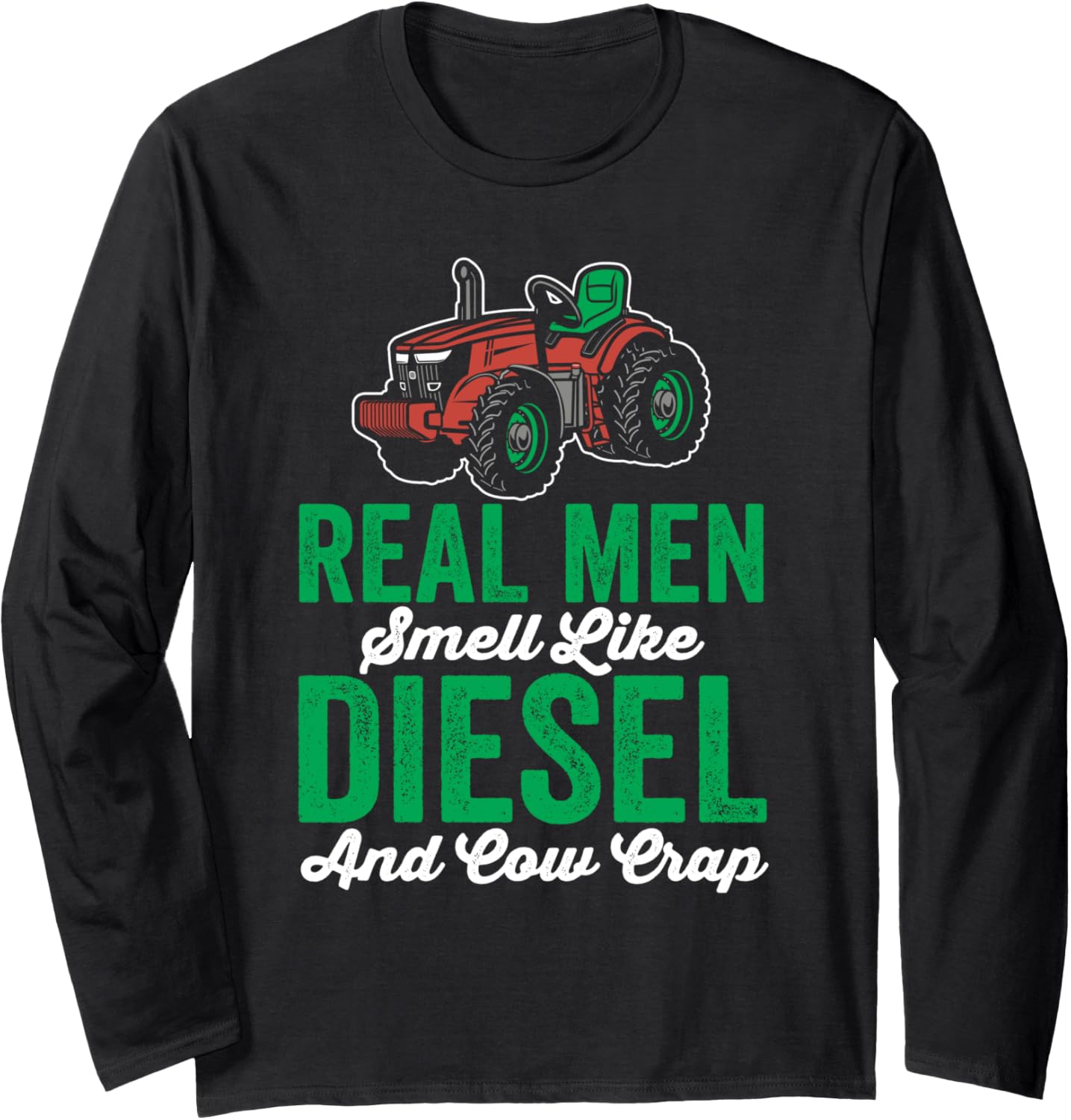 Funny Farm Lover Diesel Tractor Boys Men Farmer
