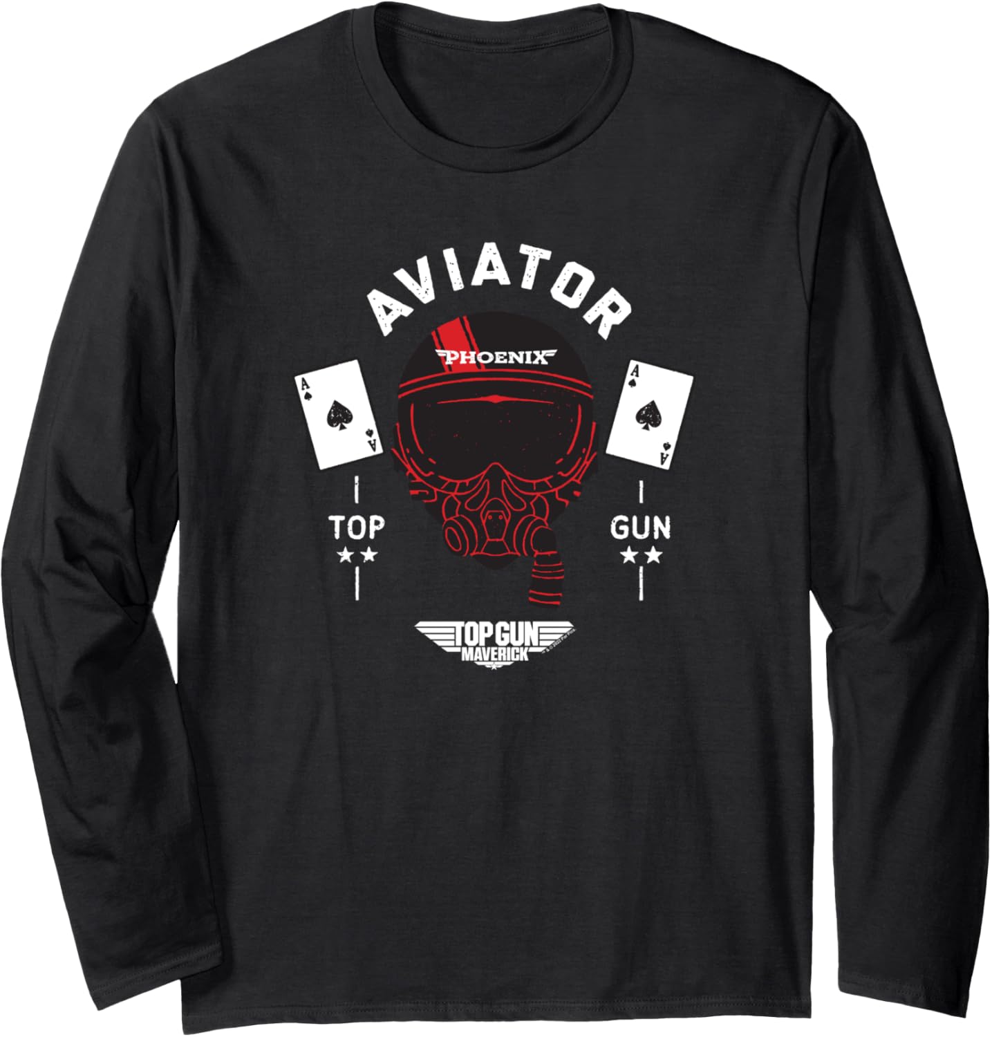 Top Gun Maverick Phoenix Aviator Helmet Poster Long Sleeve