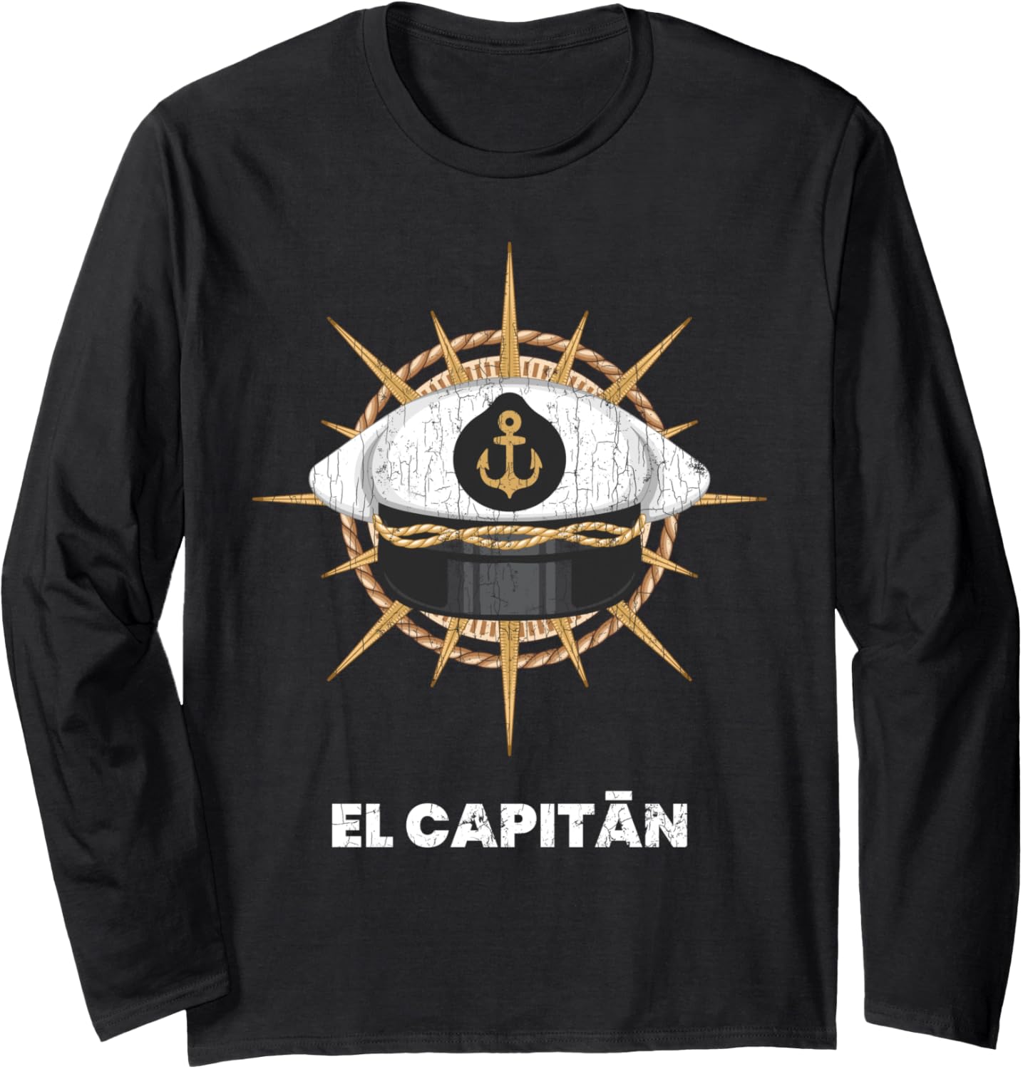 El Capitan Funny Sailor Sailing Sailboat Yacht Boat