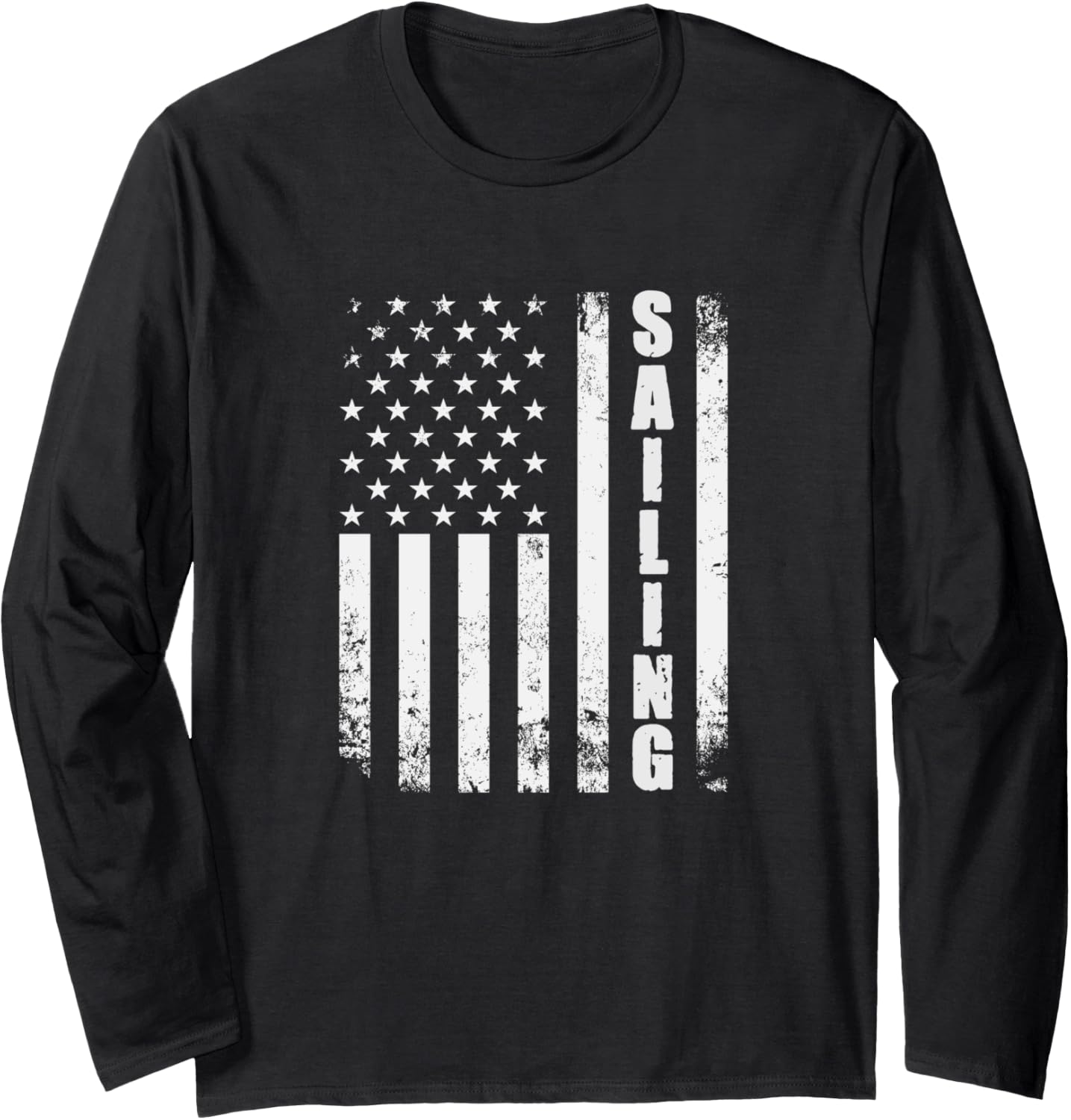 Sailing American Flag Usa Men Women Sailboat Funny
