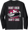 Women Boat Hair Boating Enthusiast Apparel Long Sleeve