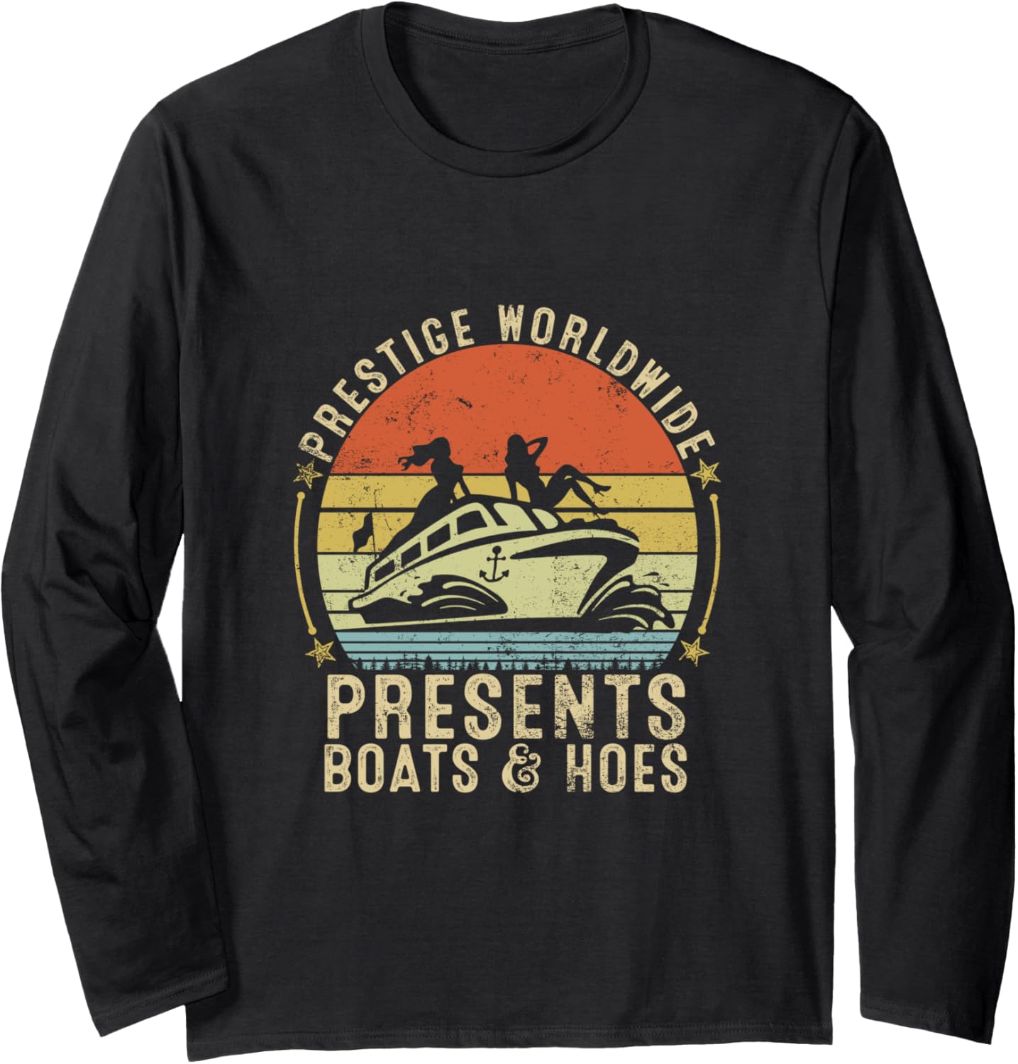 Vintage Retro Prestige Worldwide Presents Boats Hoes Long