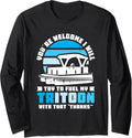 Tritooning Tritoon Boating Captain Tritoon Boat Long Sleeve