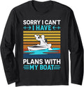 Plans My Boat Funny Boating Long Sleeve